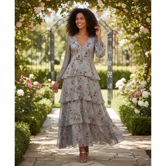 NWT En Saison Oroma Maxi Dress - Picture 1 of 7